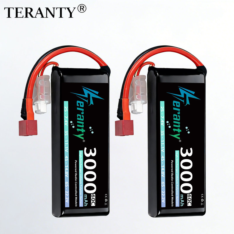 Rc Helicopter Battery - TERANTY 2S 3000mAh Lipo Pil 7.4V