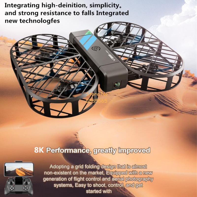 Rc Helicopter Mini - 8K HD Kamera 360° ° Koruma