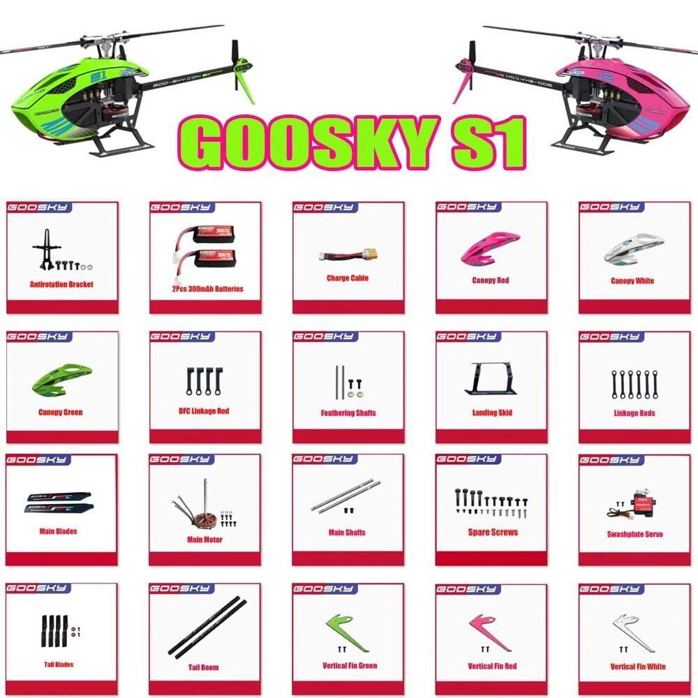 Rc Helicopter Bag - Goosky S1 Helikopter RC Elektrikli Yedek