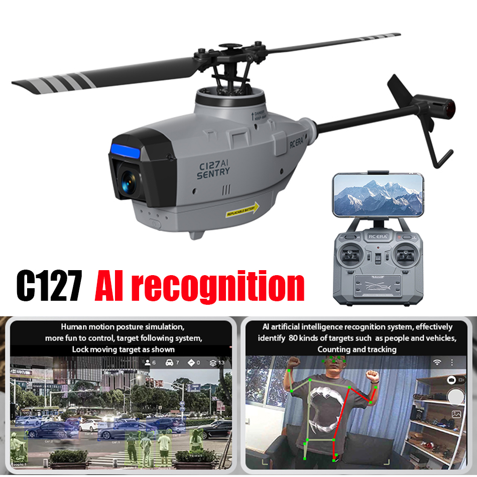 Rc Helicopter Single Rotor - RC ERA C127 AI Nöbetçi Mini
