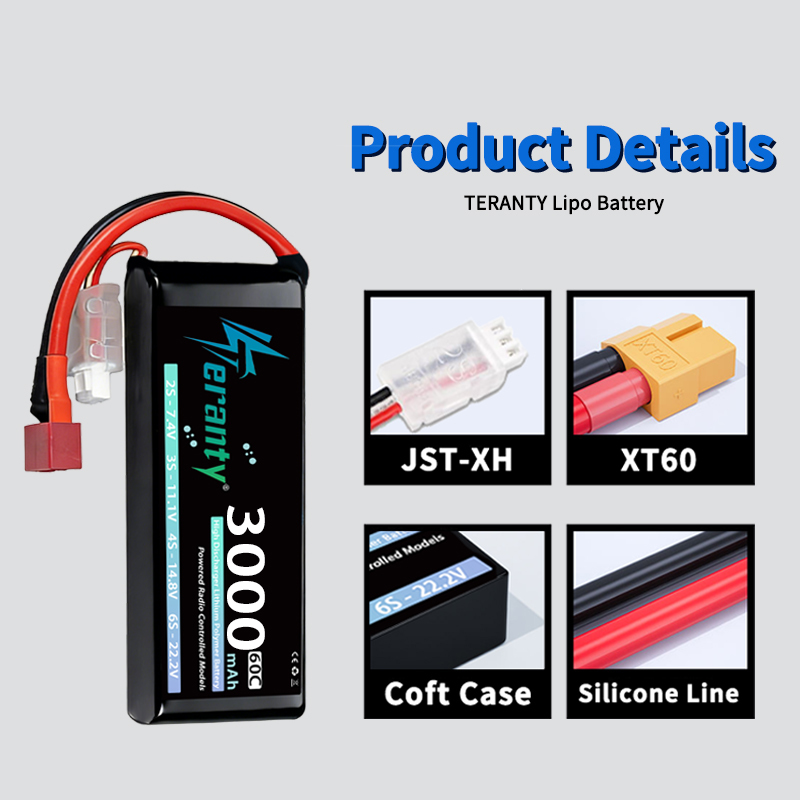 TERANTY 2S 3000mAh Lipo Pil 7. - Rc Helicopter Battery incelemesi ve fiyatı