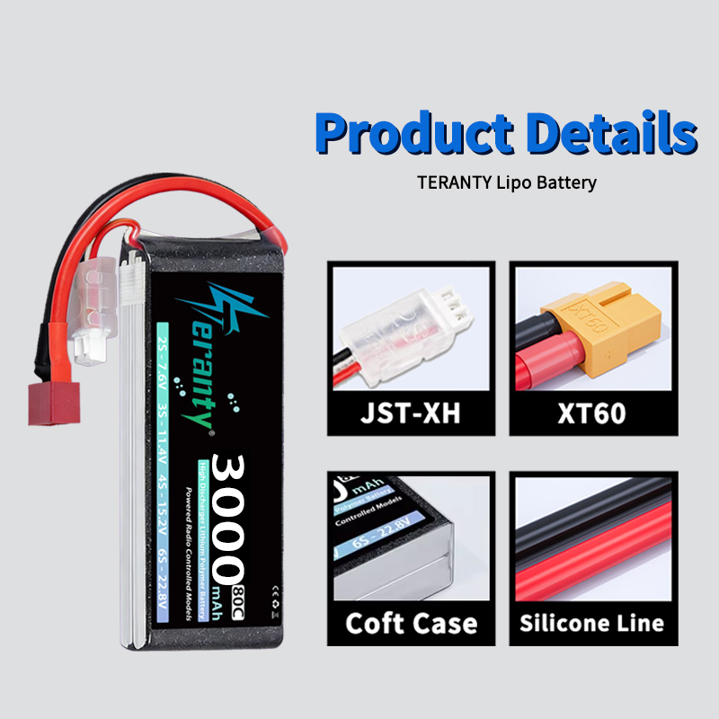 TERANTY 2S 3000mAh Lipo Pil 7. - Rc Helicopter Battery incelemesi ve fiyatı