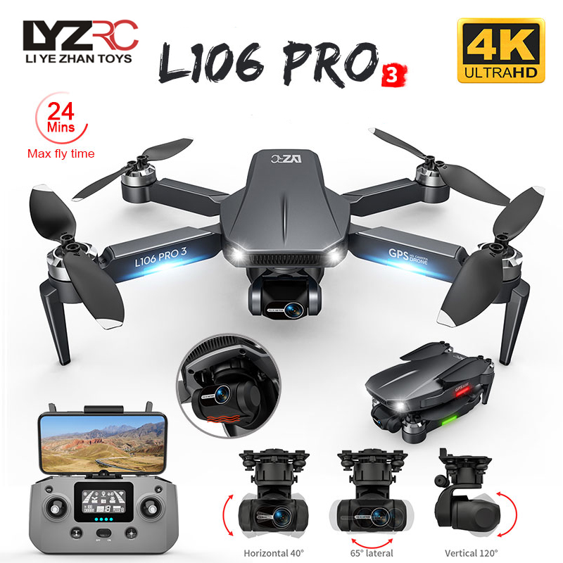 L106 Pro 3 Drone 5G WIFI FPV K - Rc Helicopter Charger incelemesi ve fiyatı